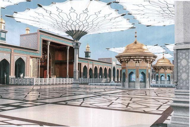 Al-Hussain Holy Shrine Completes Covering of More Than 3,000 Square Meters of Service Areas in Al-Aqeela Courtyard Project Ahead of Arbaeen Pilgrimage